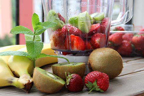 smoothie zubereitung mixer